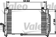 Valeo 818058 - Конденсатор кондиционера avtokuzovplus.com.ua