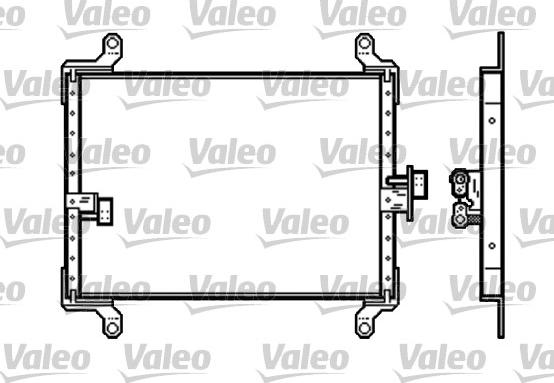 Valeo 818191 - Конденсатор, кондиціонер autocars.com.ua