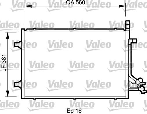 Valeo 818194 - Конденсатор кондиционера autodnr.net