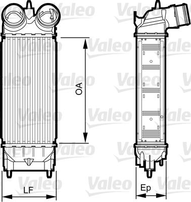 Valeo 818227 - Интеркулер autocars.com.ua