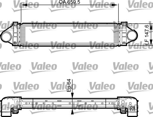 Valeo 818238 - Интеркулер autocars.com.ua