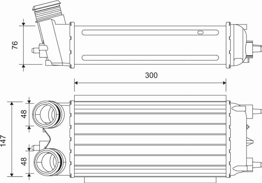 Valeo 818242 - Интеркулер autocars.com.ua