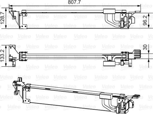 Valeo 818248 - Масляный радиатор, двигательное масло avtokuzovplus.com.ua