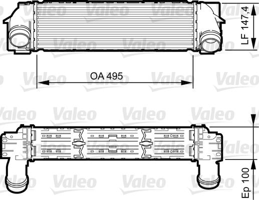 Valeo 818253 - Интеркулер autocars.com.ua