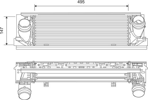 Valeo 818262 - Интеркулер autocars.com.ua