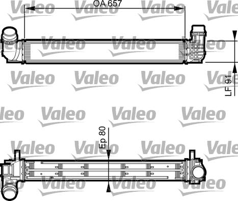 Valeo 818269 - Интеркулер autocars.com.ua