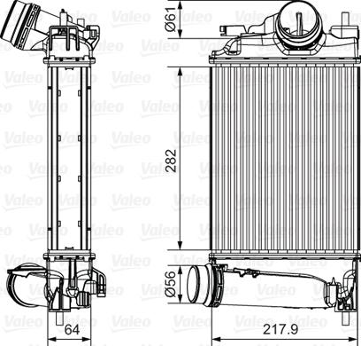 Valeo 818295 - Интеркулер autocars.com.ua