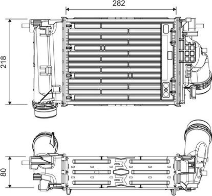 Valeo 818319 - Интеркулер autocars.com.ua