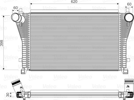 Valeo 818347 - Интеркулер autocars.com.ua