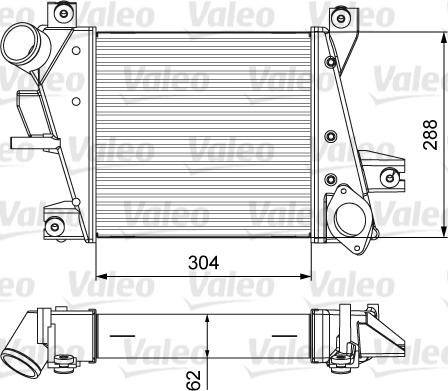 Valeo 818360 - Интеркулер autocars.com.ua