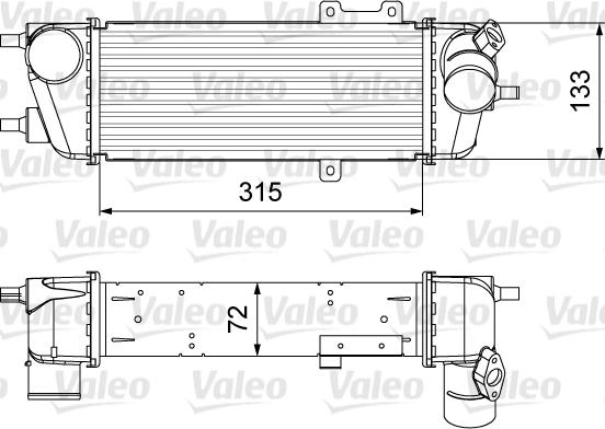 Valeo 818361 - Интеркулер autocars.com.ua