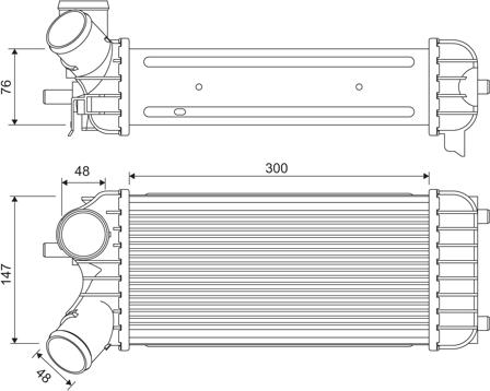 Valeo 818365 - Интеркулер autocars.com.ua