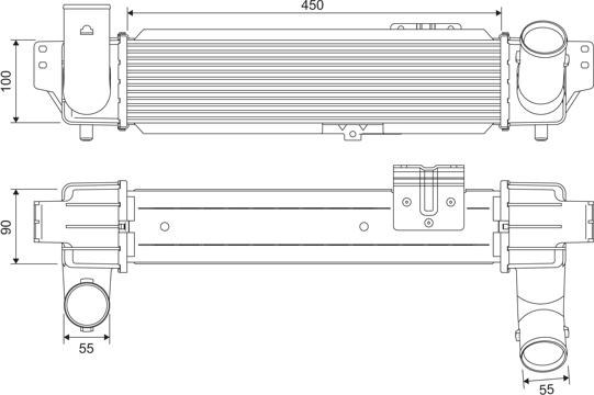 Valeo 818382 - Интеркулер autocars.com.ua