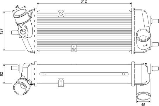 Valeo 818383 - Интеркулер autocars.com.ua