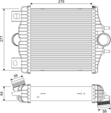 Valeo 818384 - Интеркулер autocars.com.ua