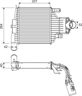 Valeo 818395 - Интеркулер autocars.com.ua