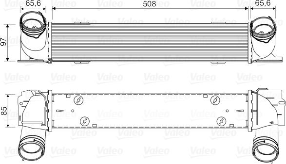 Valeo 818553 - Интеркулер autocars.com.ua