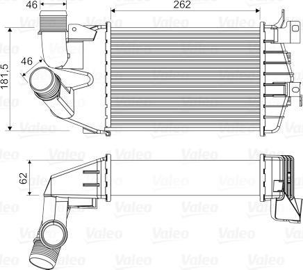 Valeo 818556 - Интеркулер autocars.com.ua