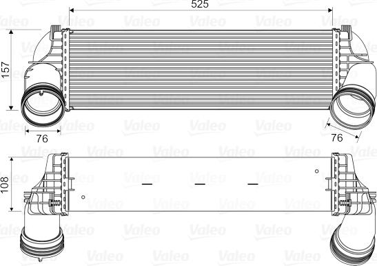 Valeo 818562 - Интеркулер autocars.com.ua