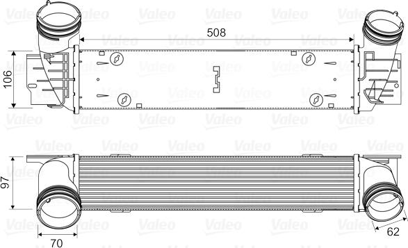 Valeo 818594 - Интеркулер autocars.com.ua