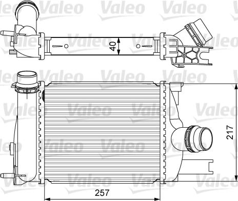 Valeo 818622 - Интеркулер autocars.com.ua