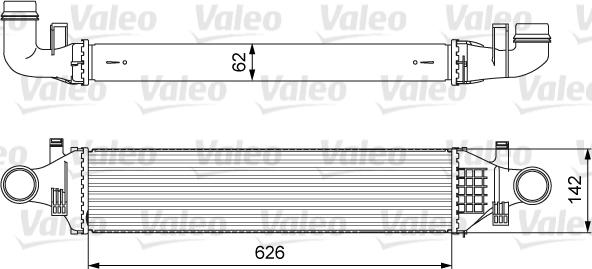 Valeo 818623 - Интеркулер autocars.com.ua