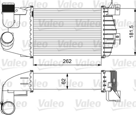 Valeo 818627 - Интеркулер autocars.com.ua