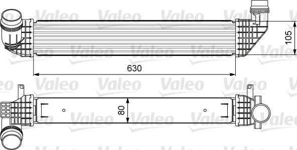 Valeo 818636 - Интеркулер autocars.com.ua