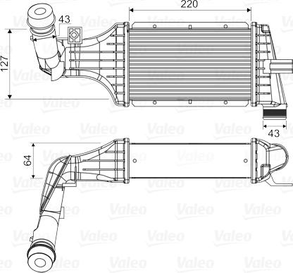 Valeo 818660 - Интеркулер autocars.com.ua