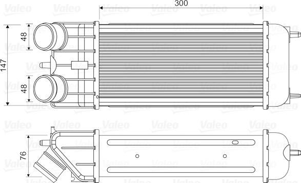 Valeo 818663 - Интеркулер autocars.com.ua