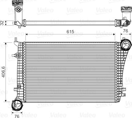 Valeo 818675 - Интеркулер autocars.com.ua