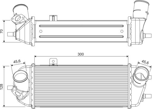 Valeo 818691 - Интеркулер autocars.com.ua