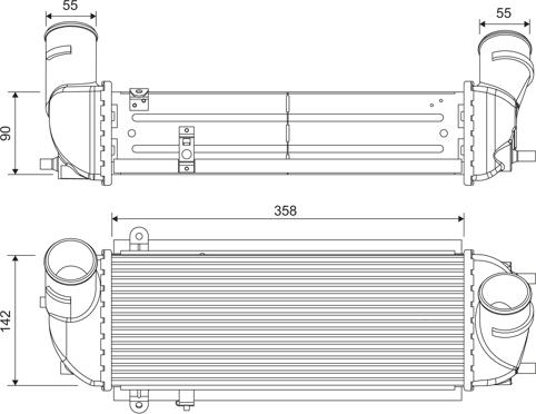 Valeo 818692 - Интеркулер autocars.com.ua