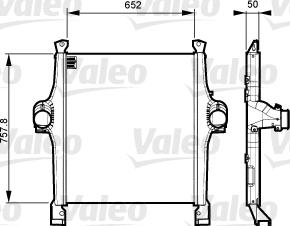 Valeo 818736 - Интеркулер autocars.com.ua