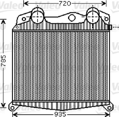 Valeo 818741 - Интеркулер, теплообменник турбины avtokuzovplus.com.ua