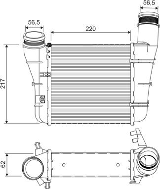 Valeo 818757 - Интеркулер autocars.com.ua