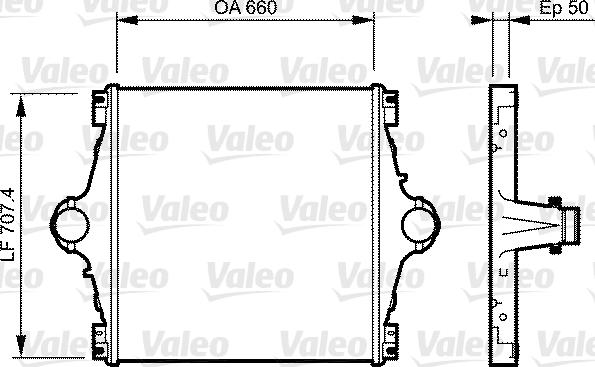 Valeo 818776 - Интеркулер autocars.com.ua