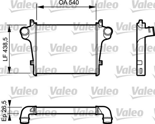 Valeo 818779 - Интеркулер autocars.com.ua