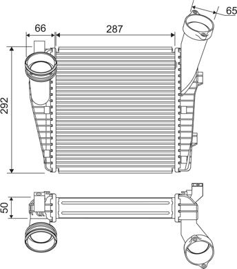 Valeo 818815 - Интеркулер autocars.com.ua