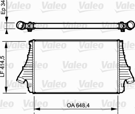 Valeo 818818 - Интеркулер autocars.com.ua