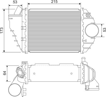 Valeo 818827 - Интеркулер autocars.com.ua