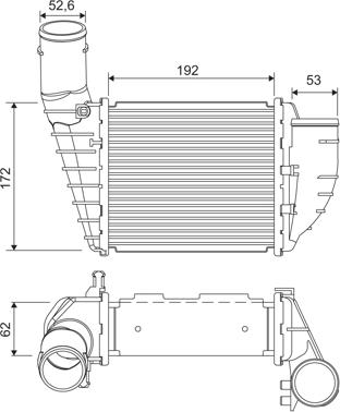 Valeo 818828 - Интеркулер autocars.com.ua