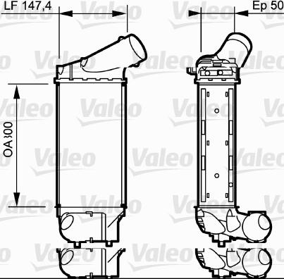 Valeo 818836 - Интеркулер autocars.com.ua