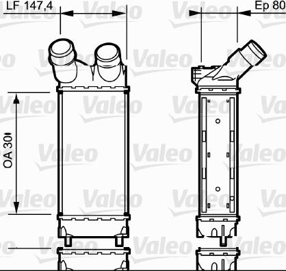 Valeo 818866 - Интеркулер autocars.com.ua