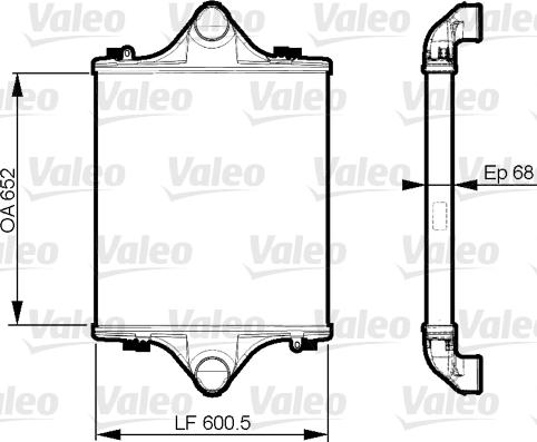 Valeo 818881 - Интеркулер autocars.com.ua