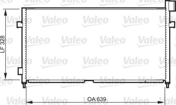 Valeo 818984 - Конденсатор, кондиціонер autocars.com.ua