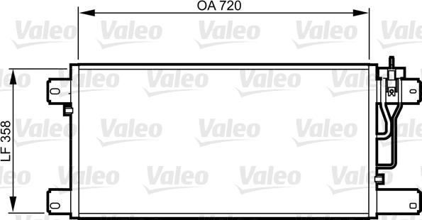 Valeo 818988 - Конденсатор, кондиціонер autocars.com.ua