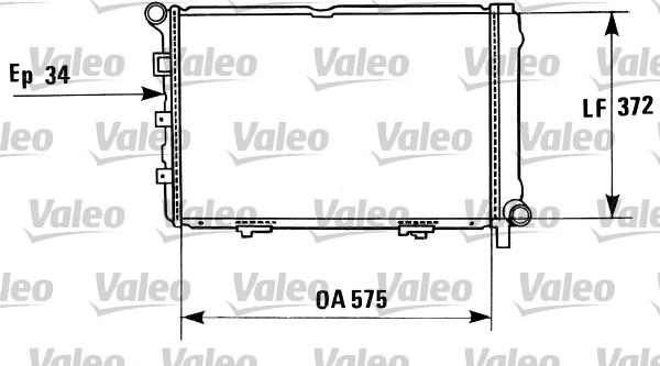 Valeo 819198 - Радіатор, охолодження двигуна autocars.com.ua