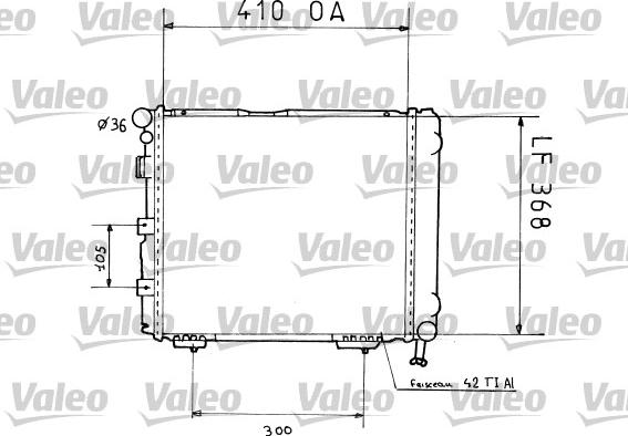 Valeo 819199 - Радіатор, охолодження двигуна autocars.com.ua