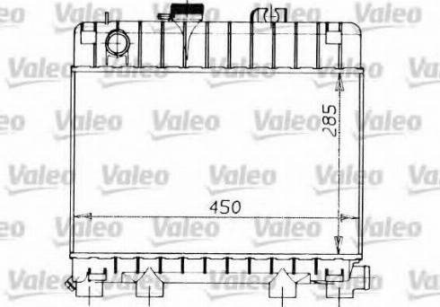 Valeo 819207 - Радіатор, охолодження двигуна autocars.com.ua